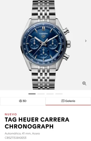 Reloj TAG Heuer Carrera Cronógrafo Automático