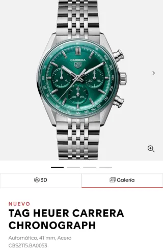 Reloj TAG Heuer Carrera Cronógrafo Automático