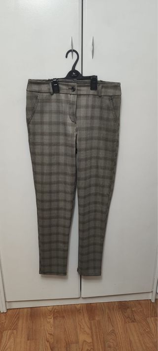 Pantalón de cuadros mujer