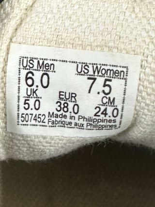 Vans Scarpe Taglia 38