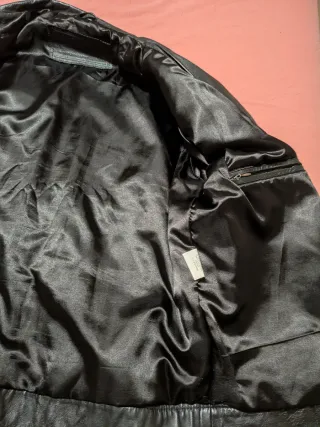 Chaqueta Piel Banhoff Negra (Piel Ovina) Talla 2XL