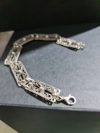 Pulsera Plata Filigrana 11.21g