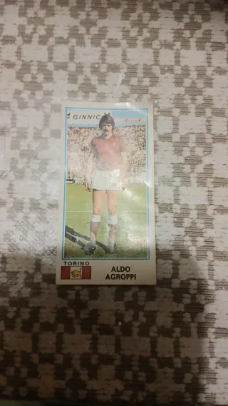 Figurina Panini 1974 Aldo Agroppi Torino