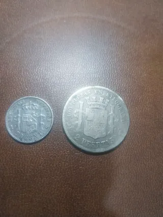 Moneda de plata 2 pesetas 1870