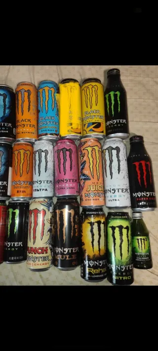Collezione lattine Monster Energy