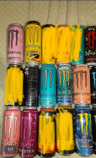 Collezione lattine Monster Energy