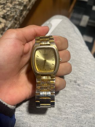 Reloj Casio Dorado y Plateado