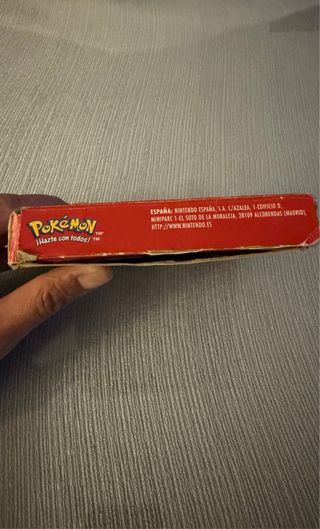 Pokémon Edición Roja Game Boy Nintendo. ORIGINAL.