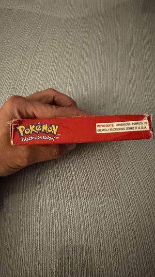 Pokémon Edición Roja Game Boy Nintendo. ORIGINAL.