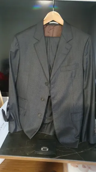 Traje Brunello Cucinelli Gris Hombre