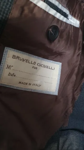 Traje Brunello Cucinelli Gris Hombre
