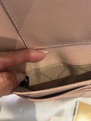 Cartera Michael Kors Beige Original