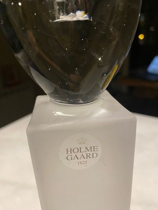 Candelabro Corazón Holmegaard Vidrio