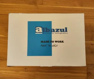 Zapatos de trabajo Albazul blancos