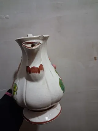 Brocca vintage ceramica decorata