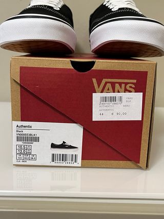 Scarpe Vans nere uomo tg 44