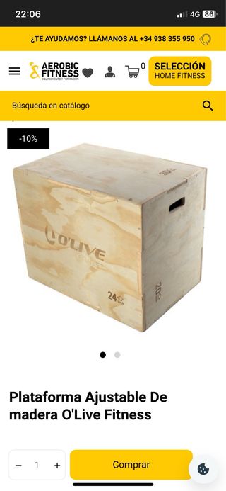 Plataforma de Salto O'Live Fitness Madera