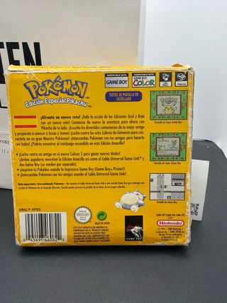Pokémon Amarillo Game Boy + Guía Entrenador