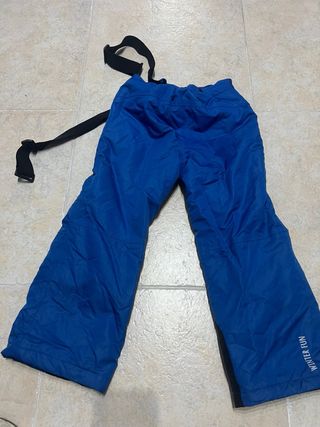 Pantalón nieve niño tirantes 110/116
