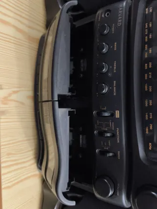 Minicadena Toca Discos Vinilo Negra