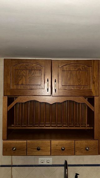 Platero de cocina de madera