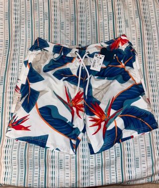 Bañador estampado tropical Superdry