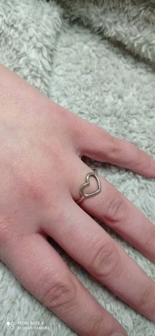 Anillo Corazón Pandora Plata