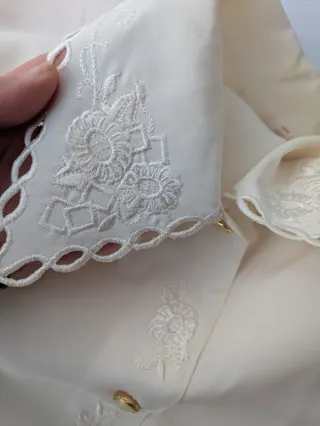 Camisa blanca vintage XL