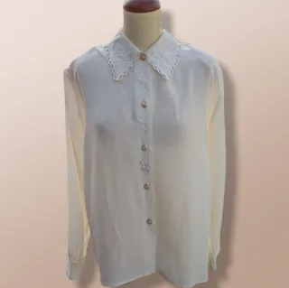 Camisa blanca vintage XL