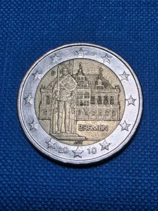 Moneda 2€ Conmemorativa Bremen 2010