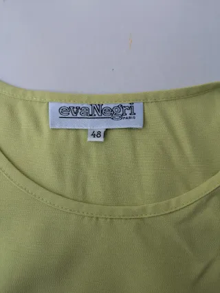 Top Eva Negri Paris verde lima talla 46