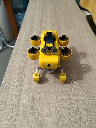 Lego Submarino Amarillo con Hélices
