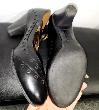 Zapatos Clarks Talla 38 Negros