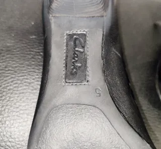 Zapatos Clarks Talla 38 Negros