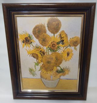 Cuadro Litografía Girasoles Van Gogh