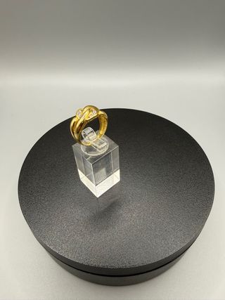 Anillo Oro 18k con Circonitas