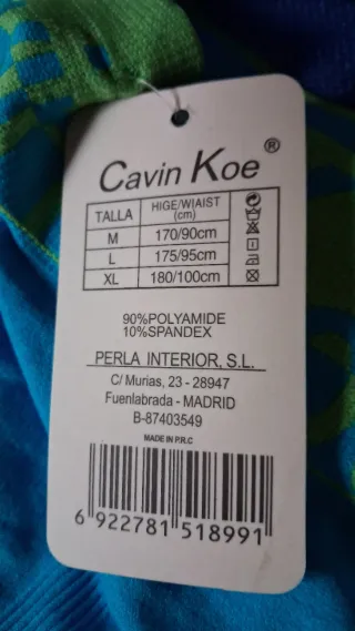 2 Boxer Calvin Koe Sin Estrenar Talla L