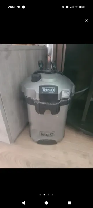 Acuario 107L curvo con mueble y filtro