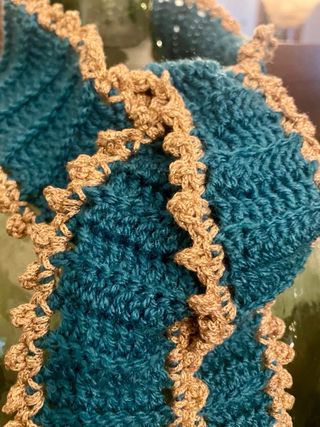 Bufanda tejida artesanalmente