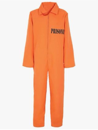 Disfraz Prisionero Unisex Naranja Talla S