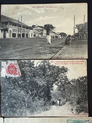 Lote 8 Postales Antiguas África Occidental 1920