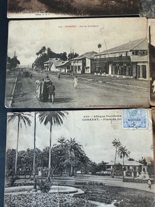 Lote 8 Postales Antiguas África Occidental 1920