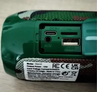 Altavoz Bluetooth T&G Camuflaje