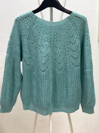 Jersey verde agua talla M