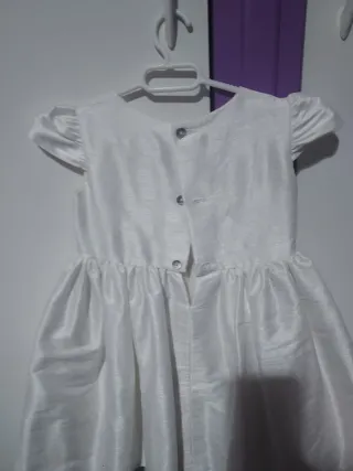 Vestido de fiesta blanco 4 años