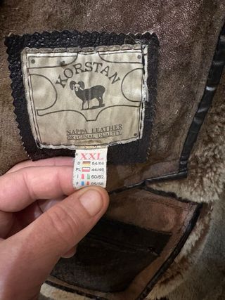 Cappotto Montone Shearling vera Pelle Vintage