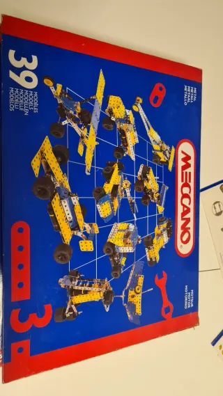Meccano nunero 3 con Instrucciones y Caja