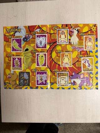 ¡COMPLETO! - Álbum Cromos Pokémon ¡Hazte con todos