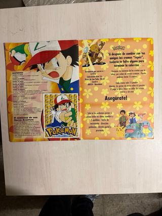 ¡COMPLETO! - Álbum Cromos Pokémon ¡Hazte con todos