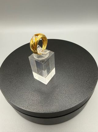 Anillo Oro 18k con Diamantes